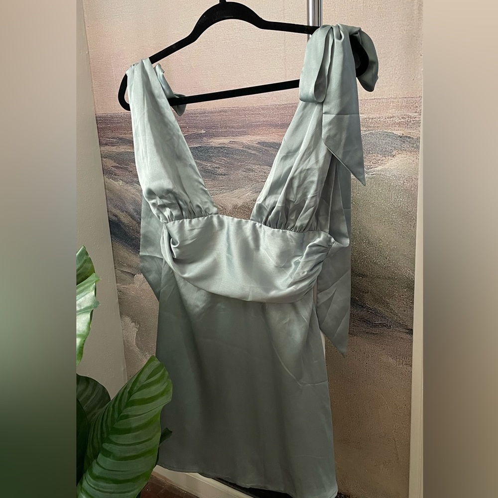 Light Teal Dress